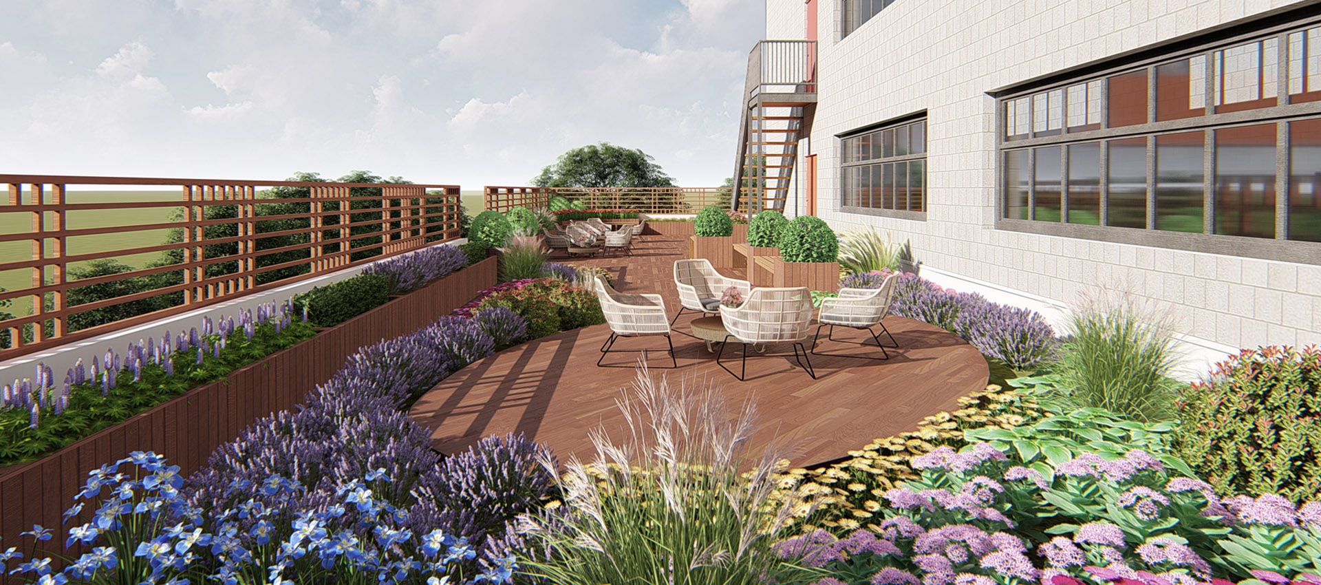 新闻出版社露台